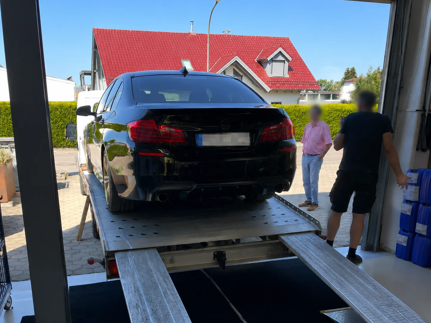 BMW 5 Series transport