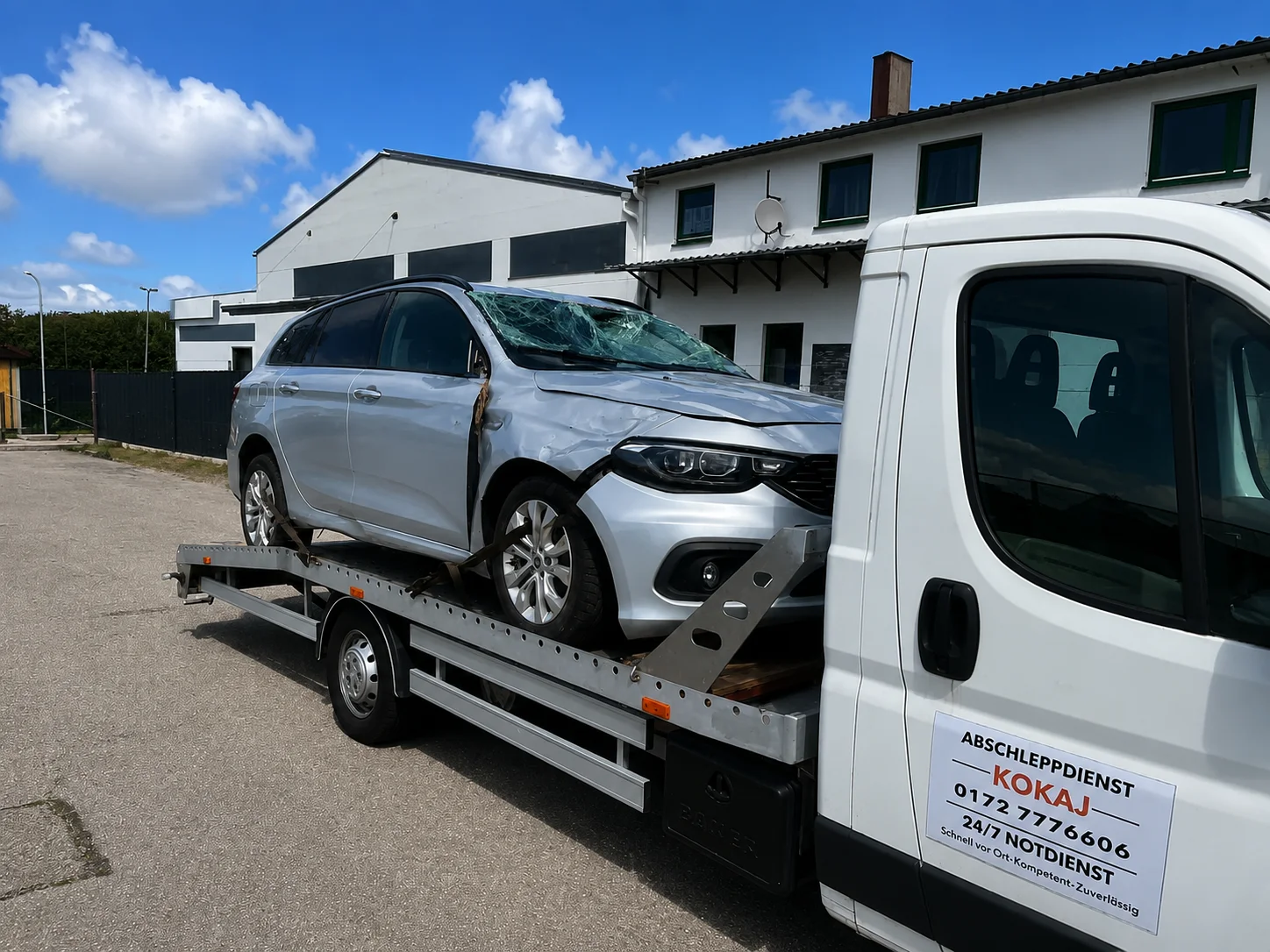 Accident vehicle transport