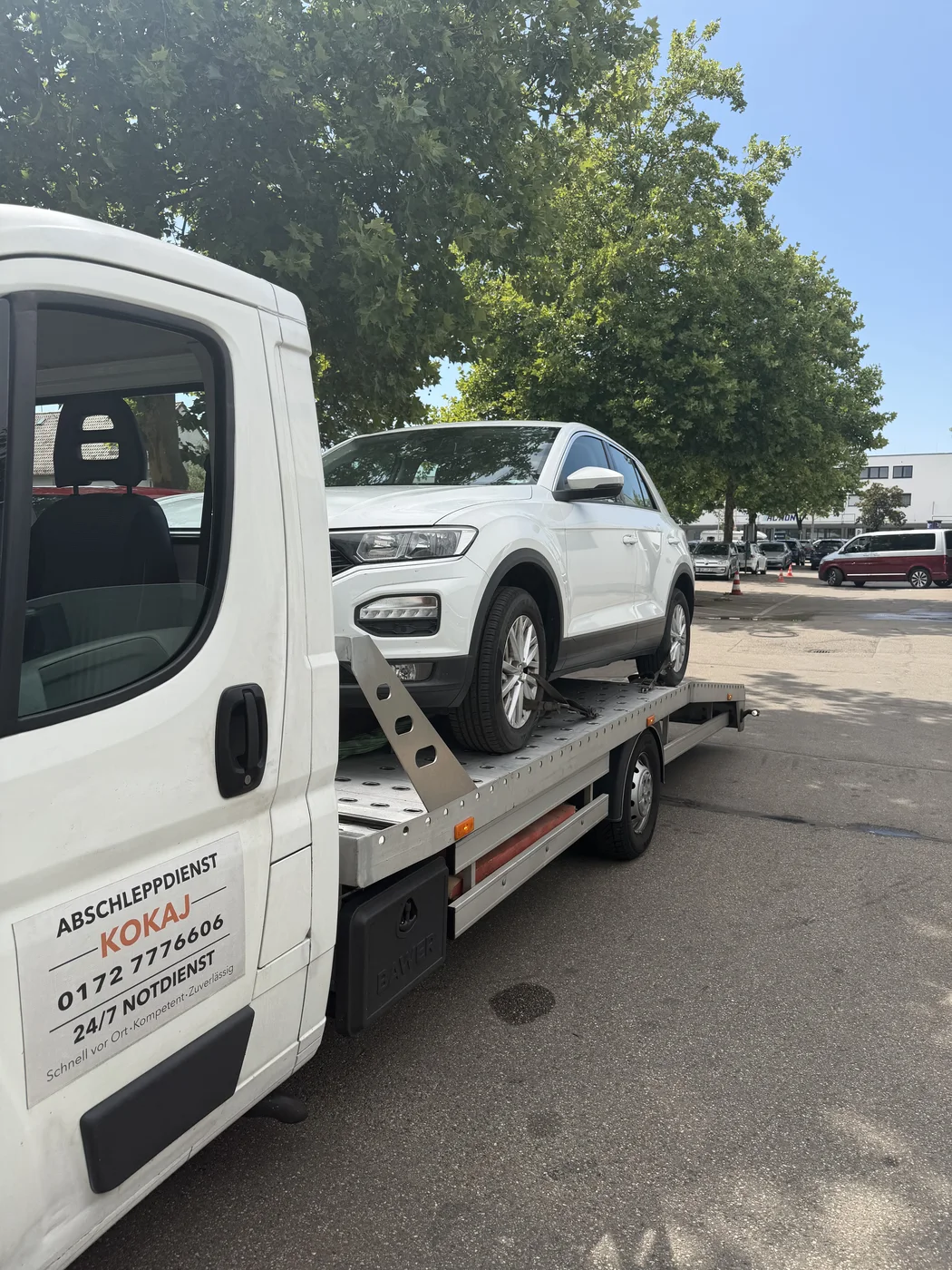 VW SUV – vehicle transport
